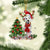 Dalmatian-Reindeer Christmas-Two Sided Ornament