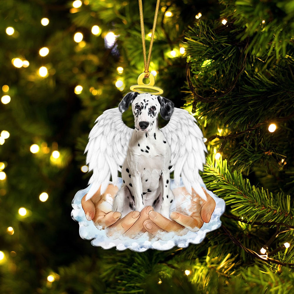Dalmatian-In The Hands Of God Xmas-Two Sided Ornament