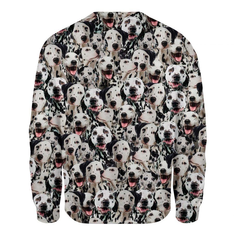 Dalmatian - Full Face - Premium Sweatshirt