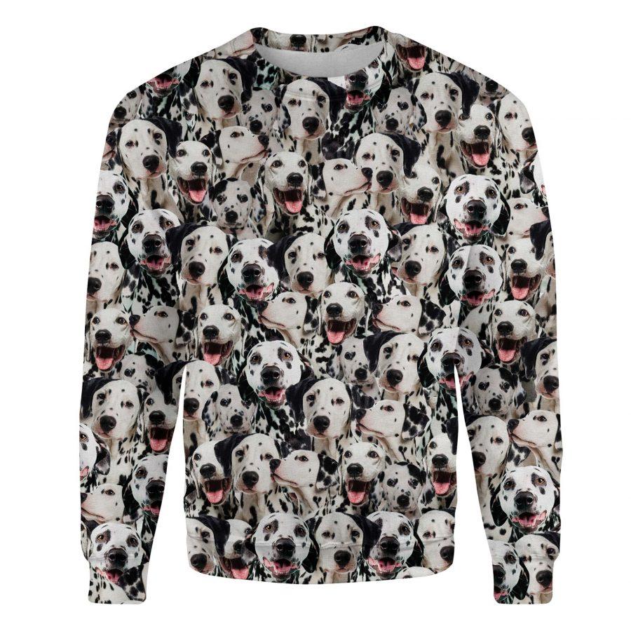 Dalmatian - Full Face - Premium Sweatshirt