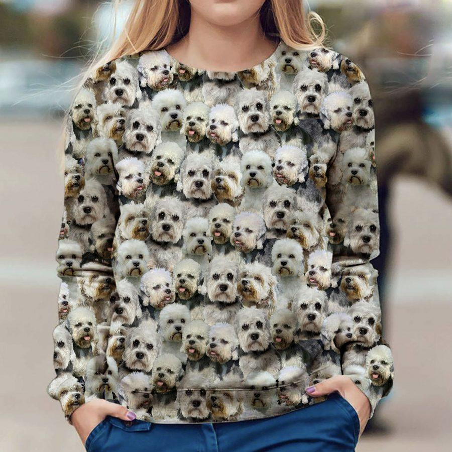Dandie Dinmont Terrier - Full Face - Premium Sweatshirt