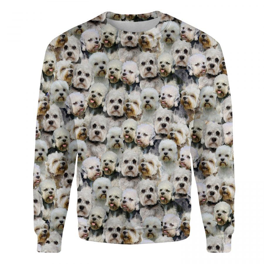 Dandie Dinmont Terrier - Full Face - Premium Sweatshirt