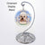 Rainbow Bridge Memorial-Dandie Dinmont Terrier Mustard Porcelain Hanging Ornament
