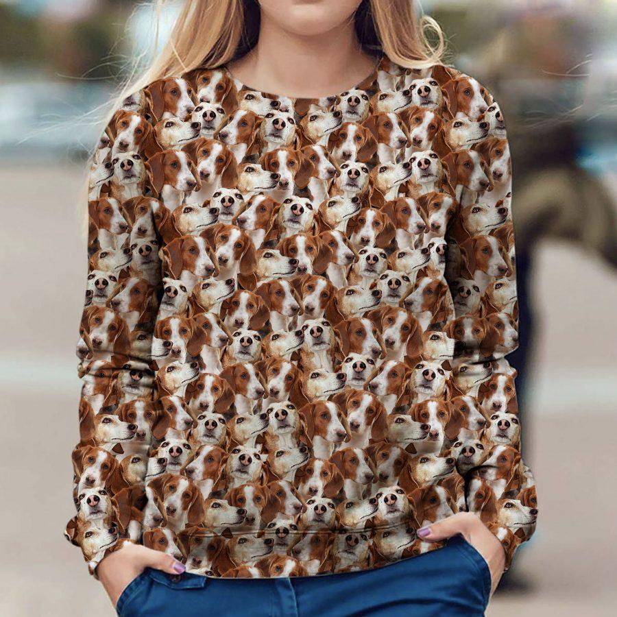 Deutsche Bracke - Full Face - Premium Sweatshirt