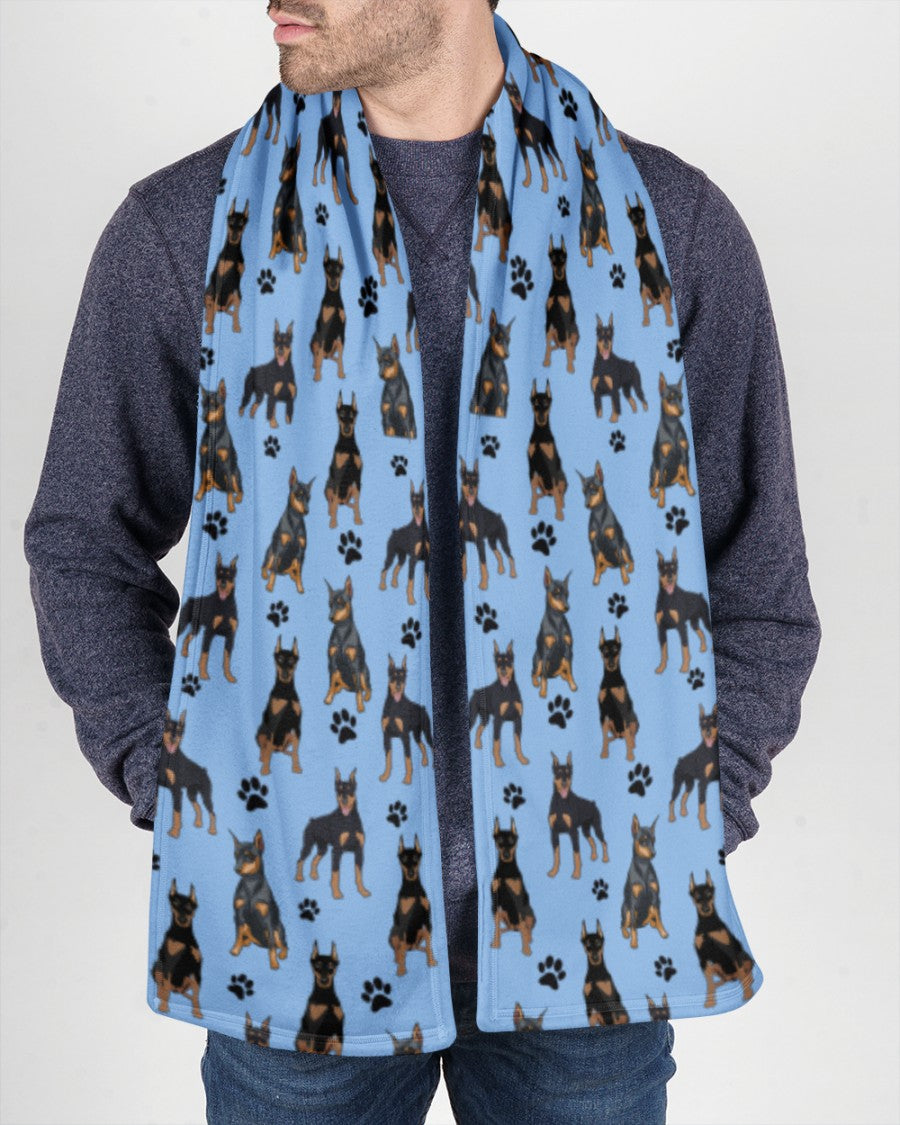 Doberman-Paw Dog Scarf