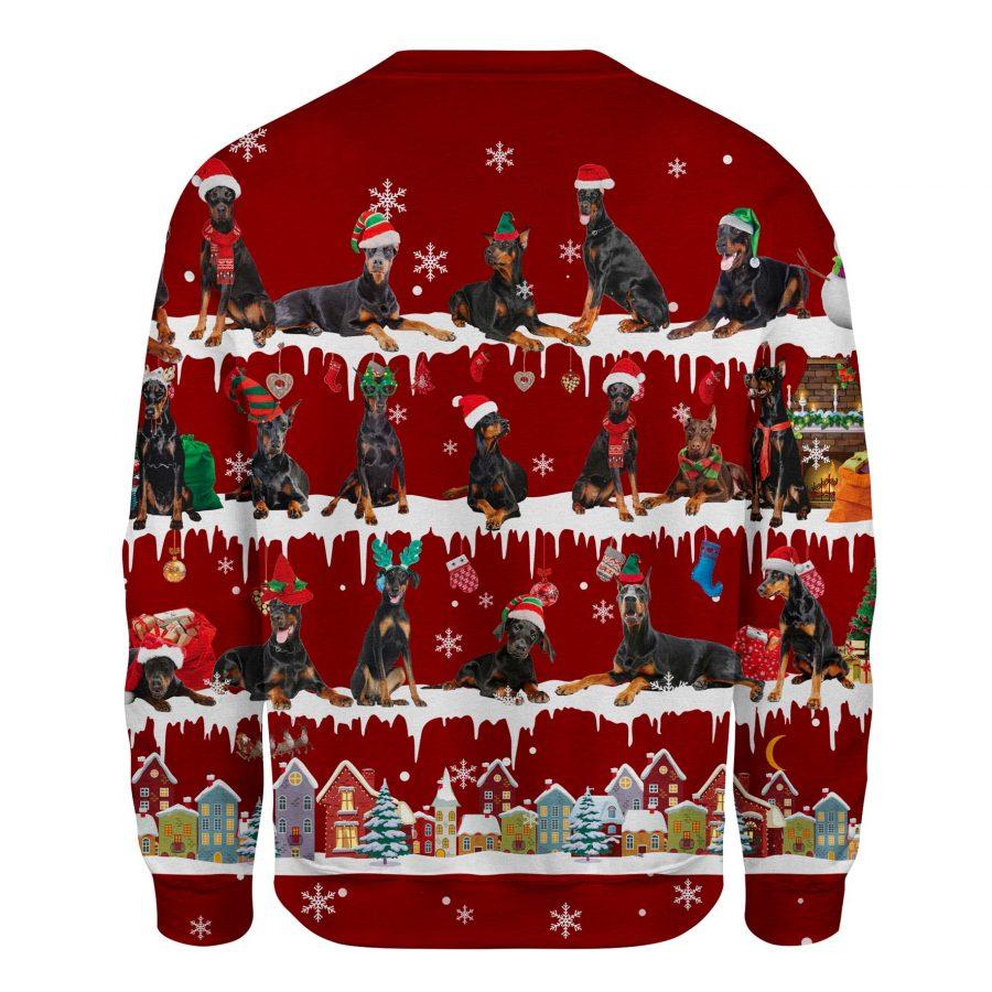Doberman Pinscher - Snow Christmas - Premium Sweatshirt