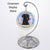 Rainbow Bridge Memorial-Doberman Black Uncropped Porcelain Hanging Ornament