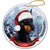 Doberman (Black) Santa Hat Porcelain Christmas Ornament