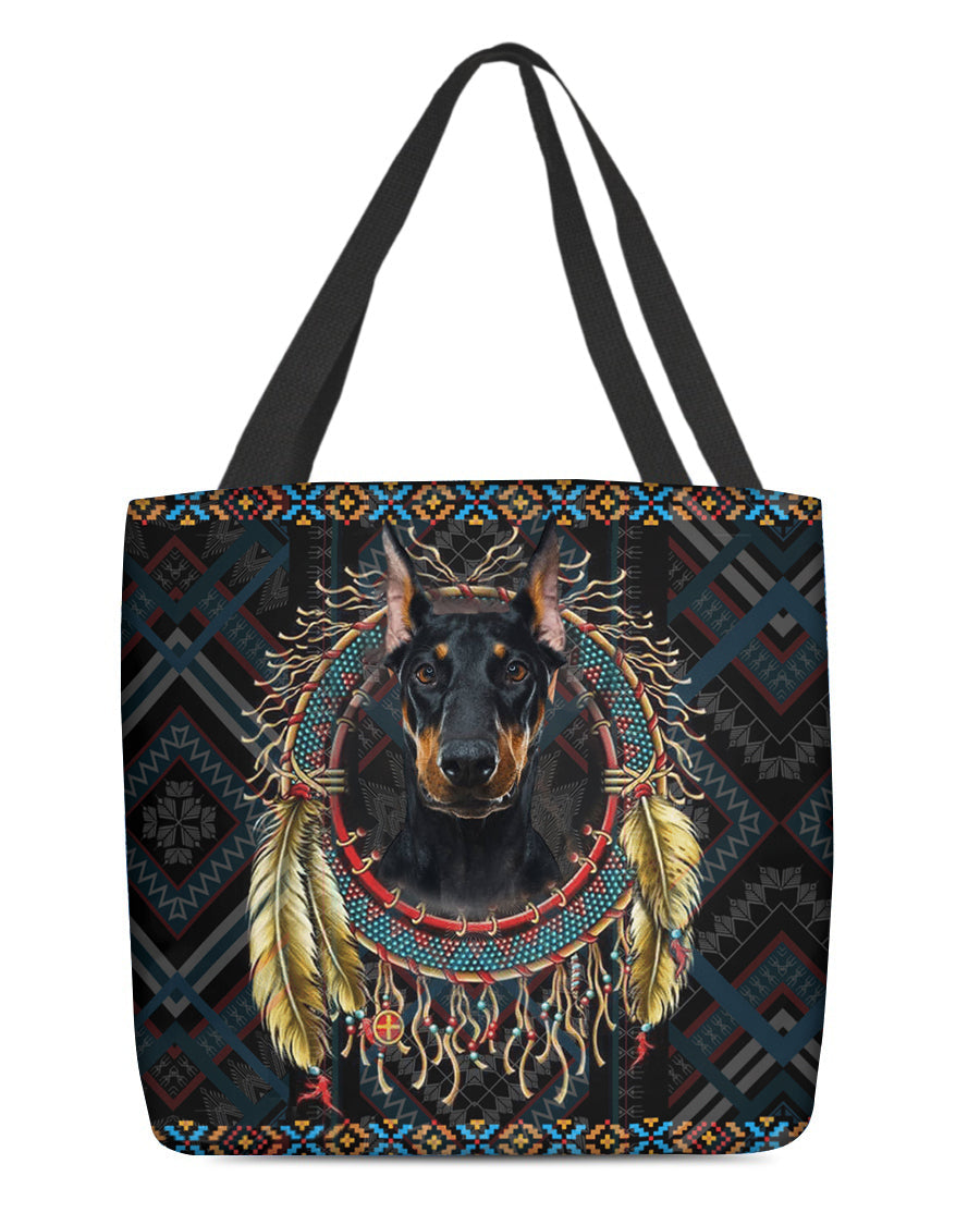 Dobermann  In Dreamcatcher Cloth Tote Bag