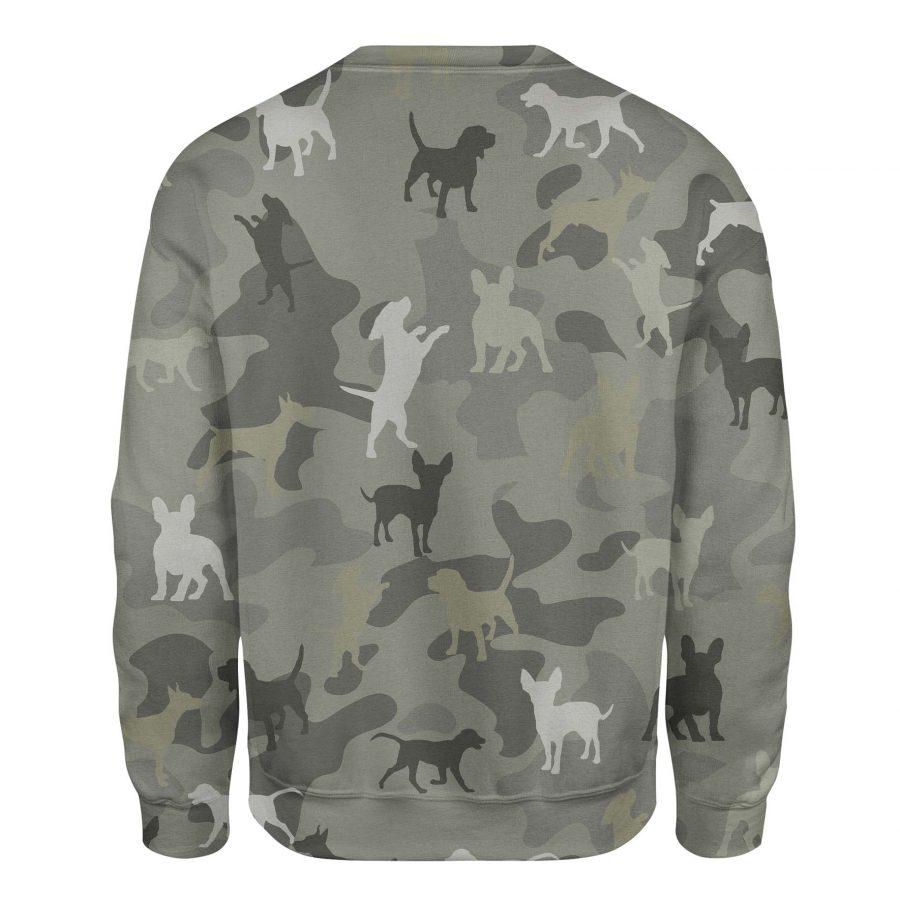 Dog - Camo - Premium Sweatshirt