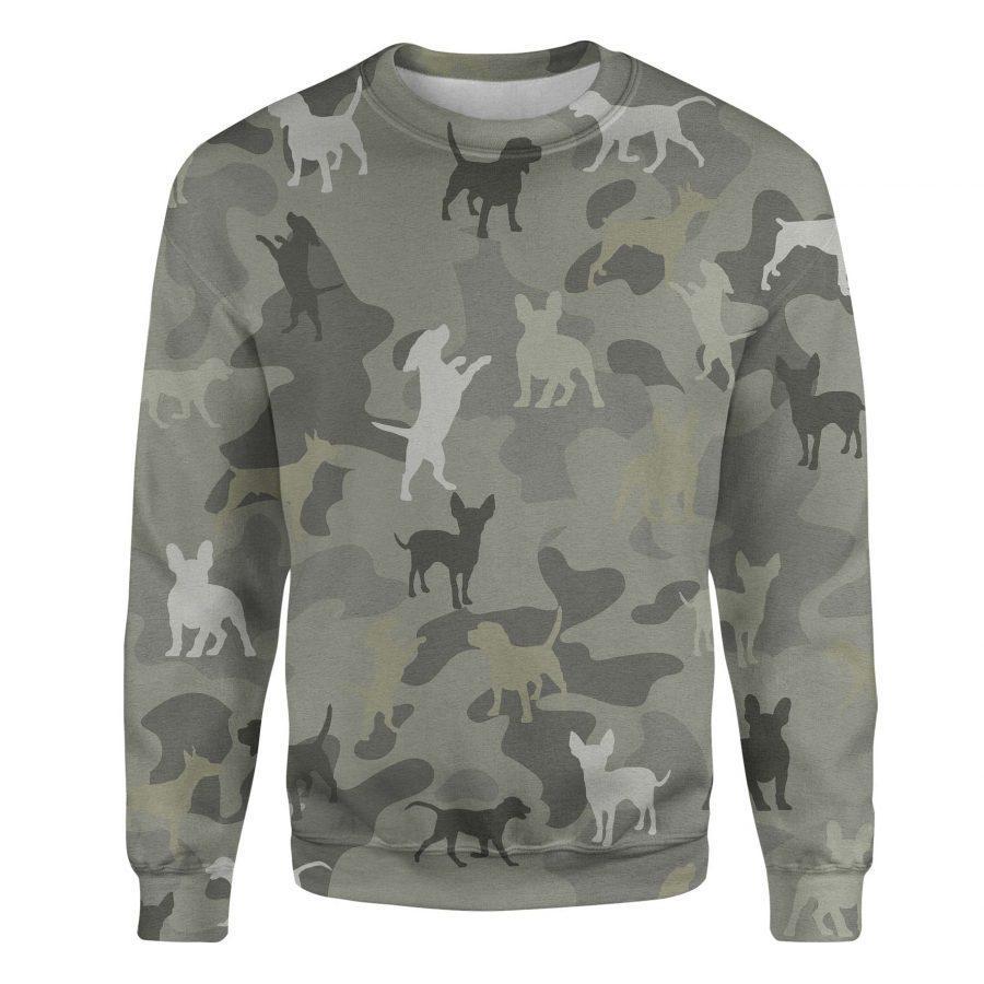 Dog - Camo - Premium Sweatshirt