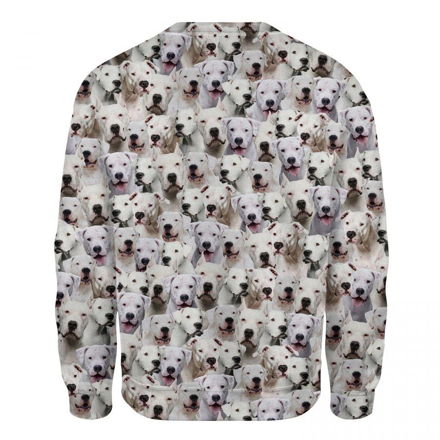 Dogo Argentino - Full Face - Premium Sweatshirt