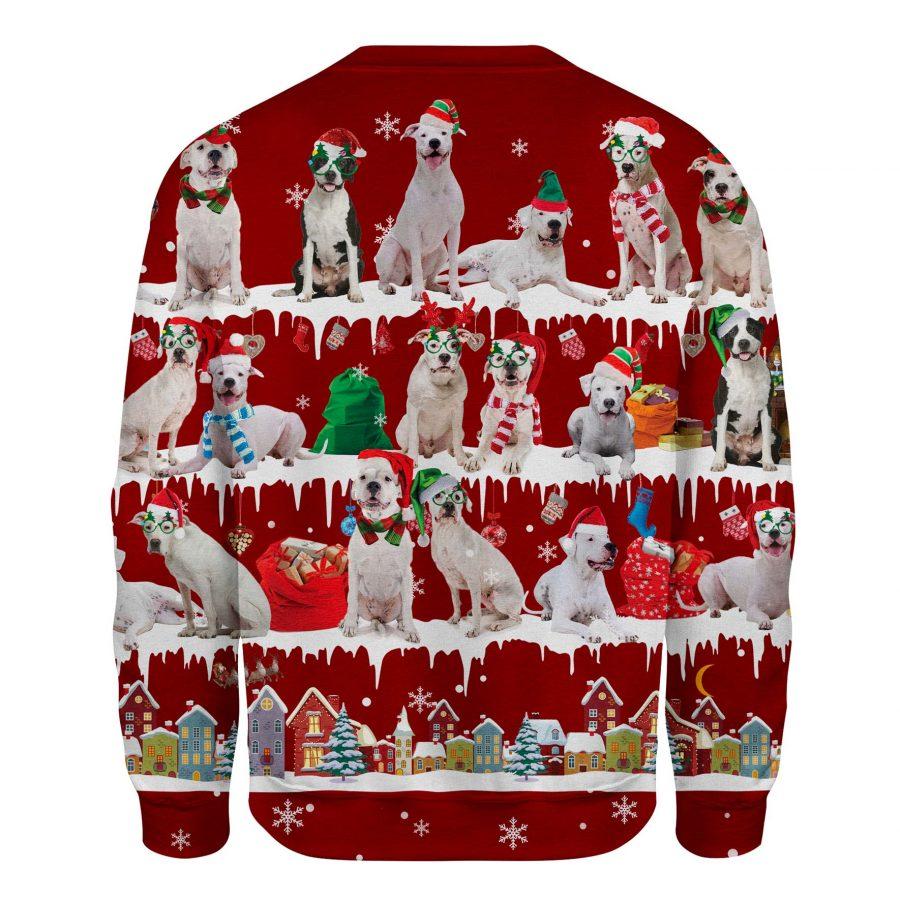 Dogo Argentino - Snow Christmas - Premium Sweatshirt