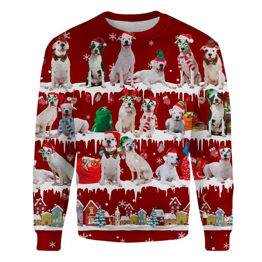 Dogo Argentino - Snow Christmas - Premium Sweatshirt