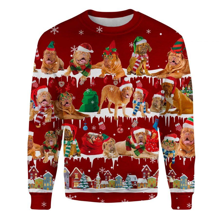 Dogue de Bordeaux - Snow Christmas - Premium Sweatshirt