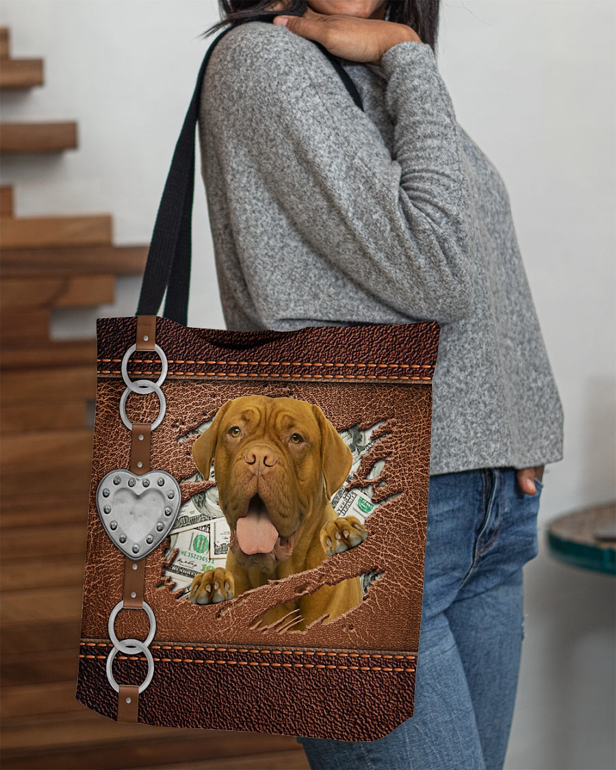 Dogue De Bordeaux-Let Me Go Out -Cloth Tote Bag