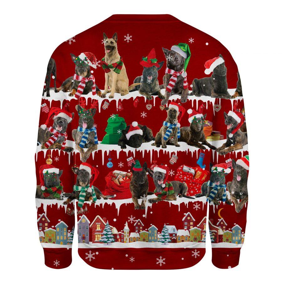 Dutch Shepherd - Snow Christmas - Premium Sweatshirt
