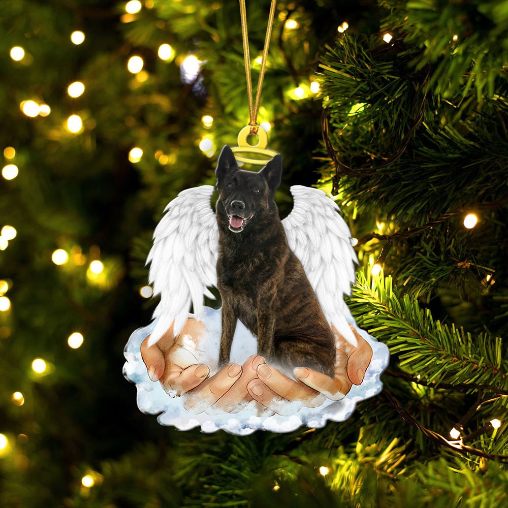 Dutch Shepherd-In The Hands Of God Xmas-Two Sided Ornament