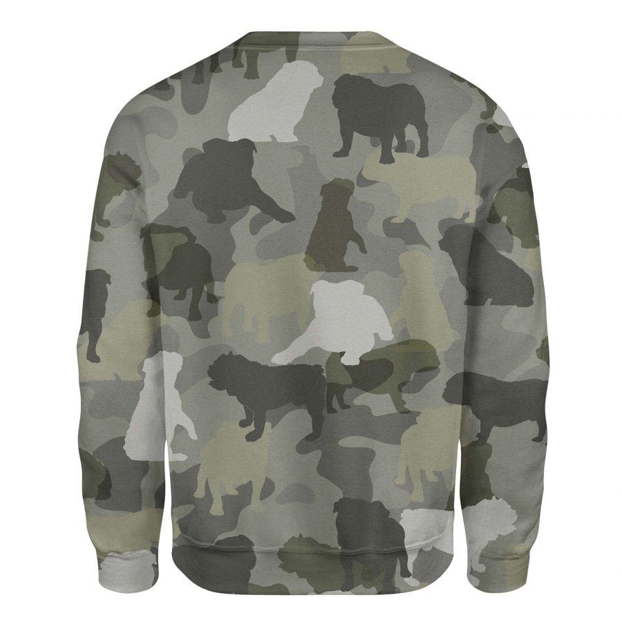 English Bulldog - Camo - Premium Sweatshirt