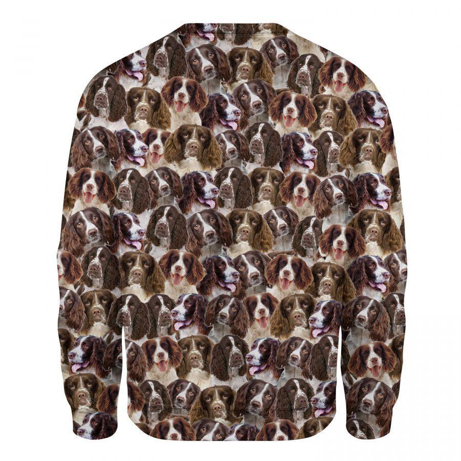 English Springer Spaniel - Full Face - Premium Sweatshirt