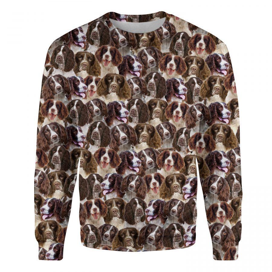 English Springer Spaniel - Full Face - Premium Sweatshirt