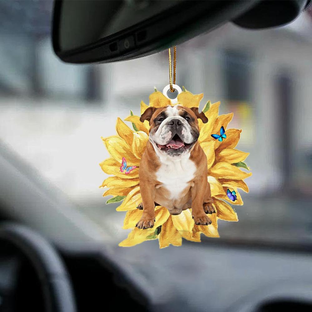 English Bulldog-The Sunshine-Two Sided Ornament