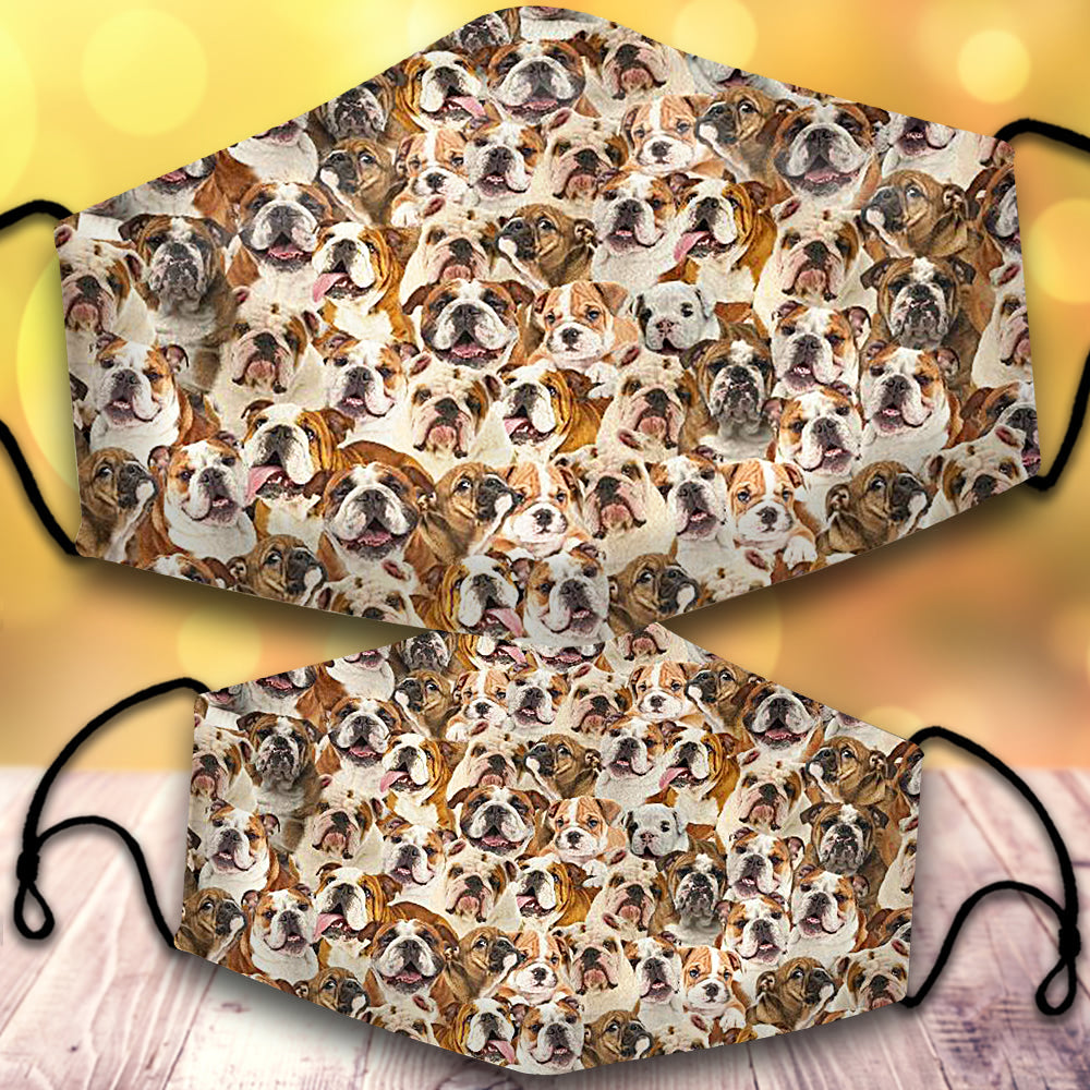 English Bulldog-Full Veil