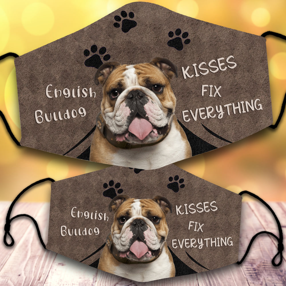 English Bulldog-Kisses Fix Everything-Veil