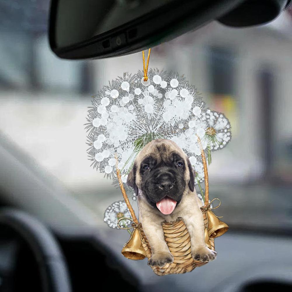 English Mastiff-Dandelion-Two Sided Ornament