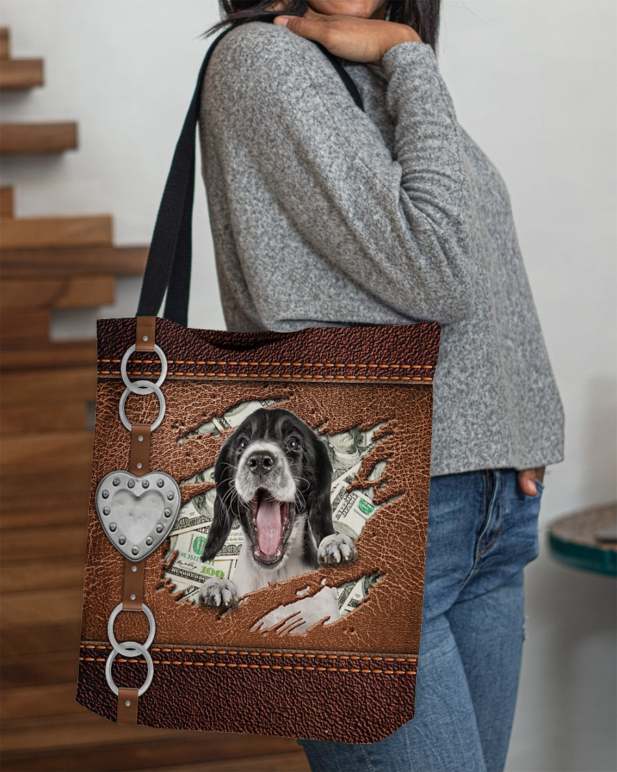 English Springer Spaniel-Let Me Go Out -Cloth Tote Bag