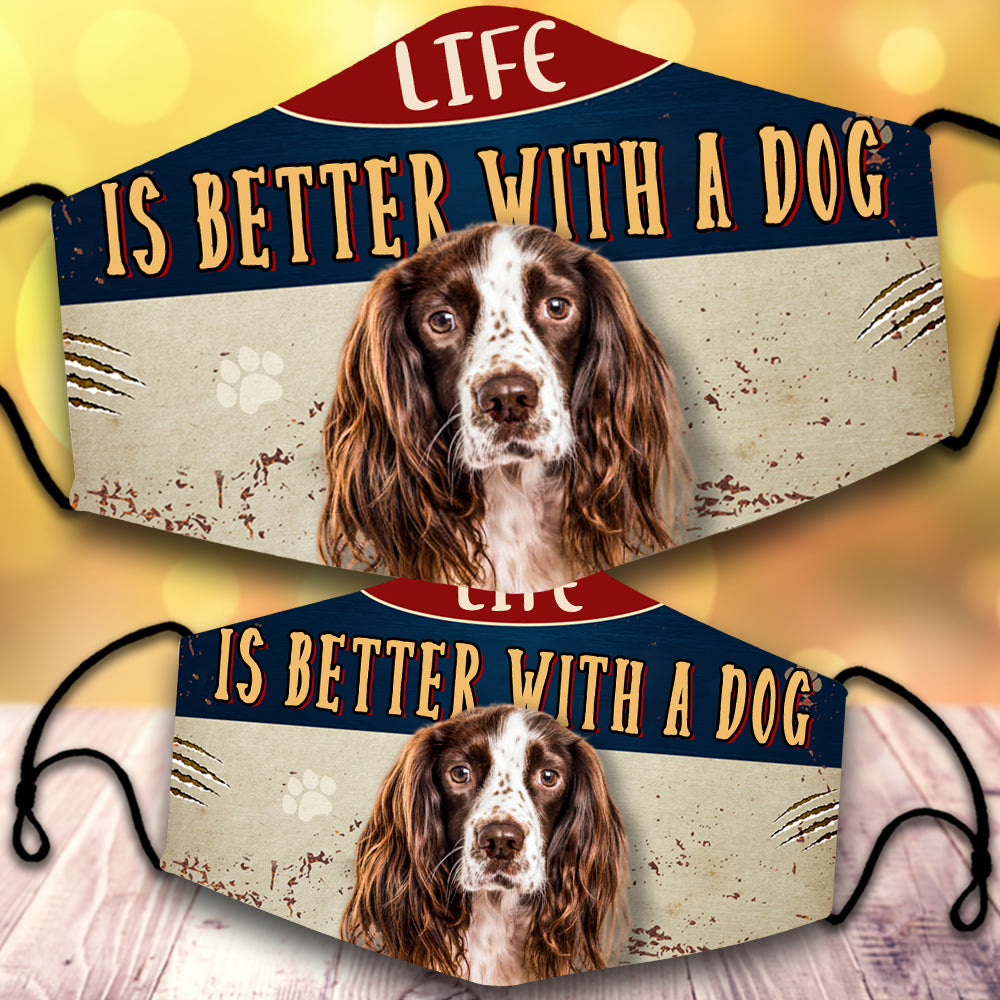 English Springer Spaniel-Life Is Better With A Dog-Veil