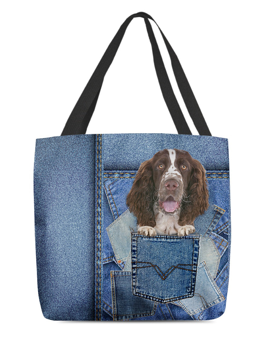 English Springer Spaniel-in pocket2-Cloth Tote Bag