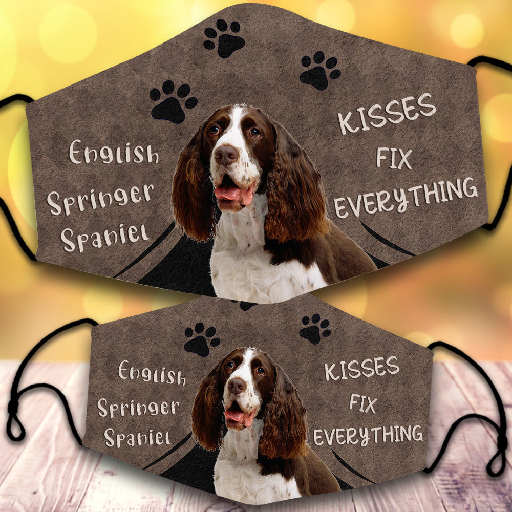 English Springer Spaniel 1-Kisses Fix Everything-Veil
