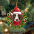 English Springer Spaniel 1-Xmas Bandana Hanging Ornament