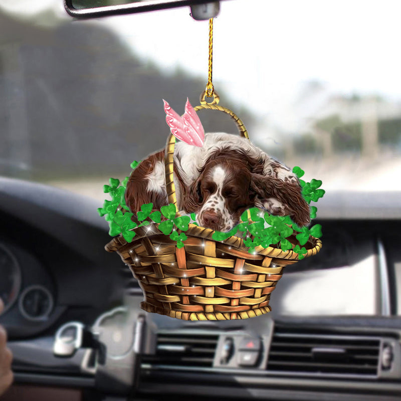 English Springer Spaniel-Sleeping Lucky Fairy-Two Sided Ornament