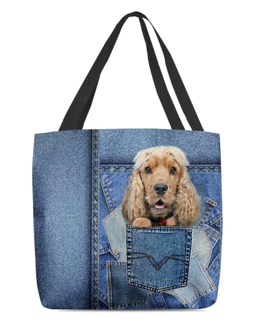English cocker spaniel-in pocket2-Cloth Tote Bag