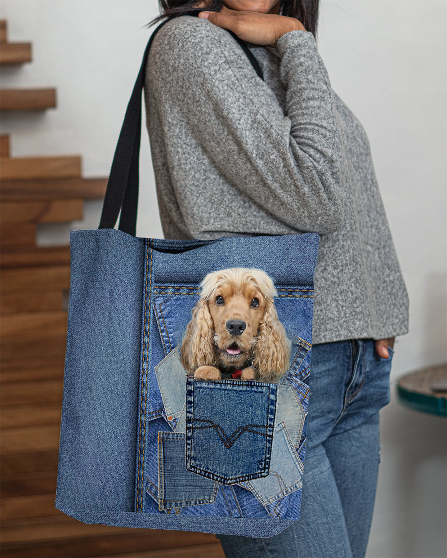 English cocker spaniel-in pocket2-Cloth Tote Bag
