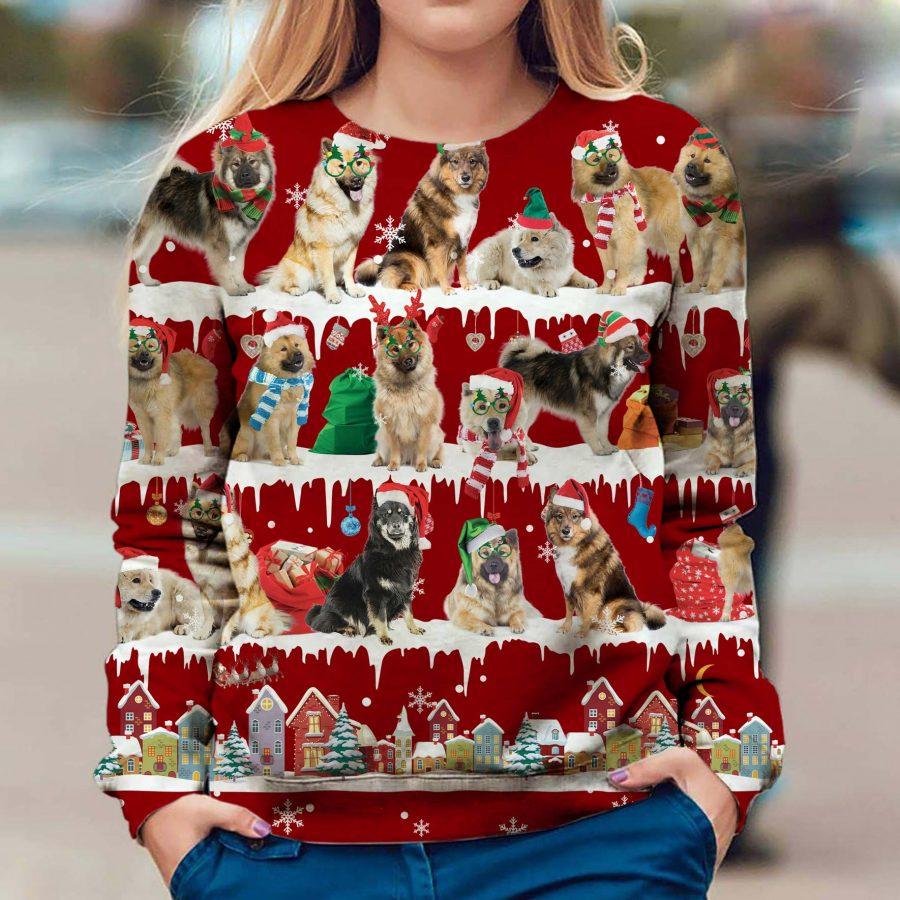 Eurasier - Snow Christmas - Premium Sweatshirt