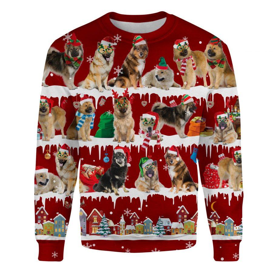 Eurasier - Snow Christmas - Premium Sweatshirt