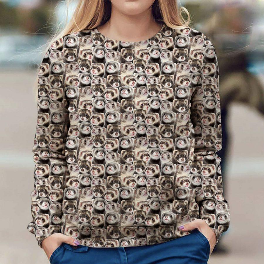 Ferret - Full Face - Premium Sweatshirt