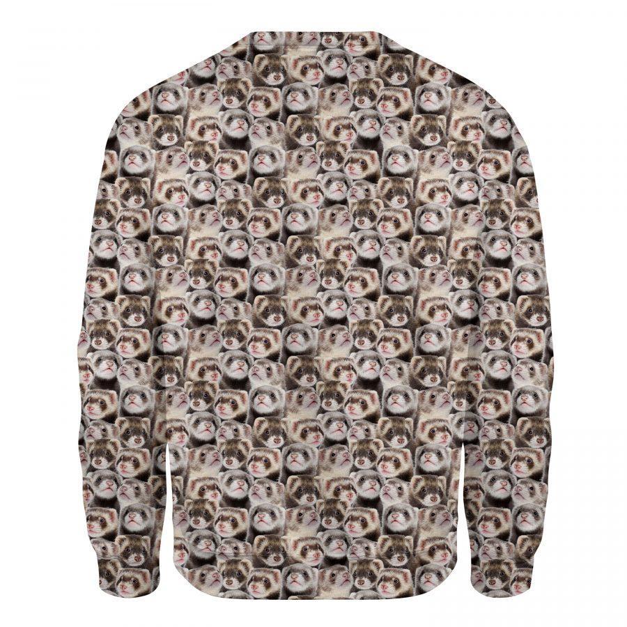 Ferret - Full Face - Premium Sweatshirt