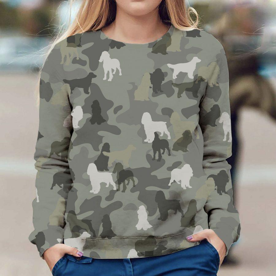 Field Spaniel - Camo - Premium Sweatshirt