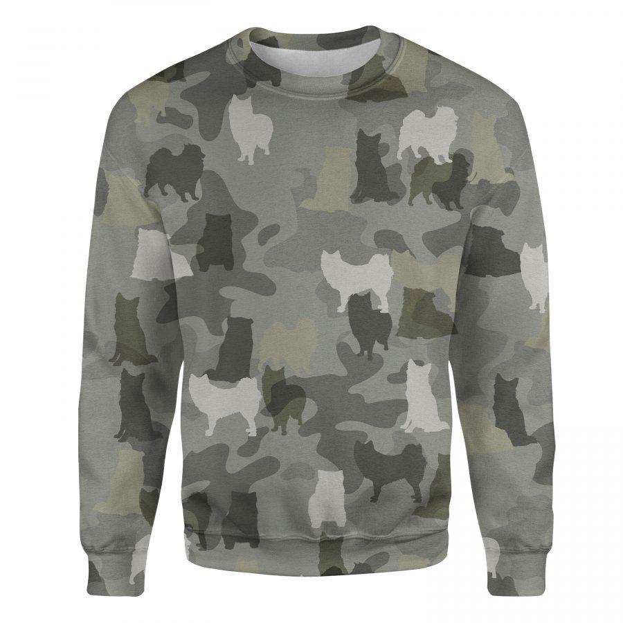 Finnish Lapphund - Camo - Premium Sweatshirt