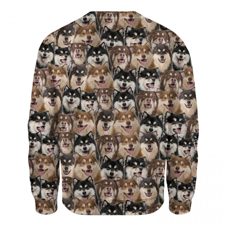 Finnish Lapphund - Full Face - Premium Sweatshirt