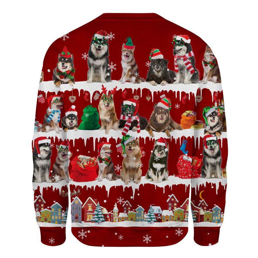 Finnish Lapphund - Snow Christmas - Premium Sweatshirt