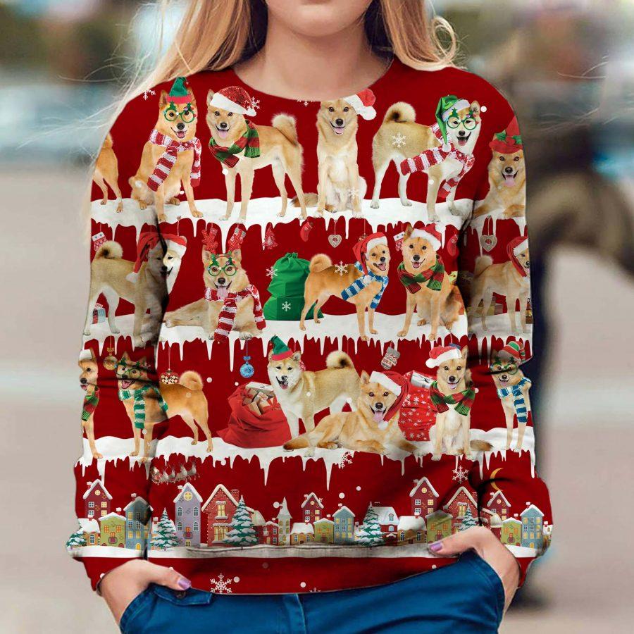 Finnish Spitz - Snow Christmas - Premium Sweatshirt
