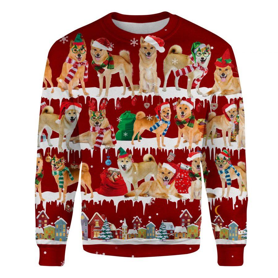Finnish Spitz - Snow Christmas - Premium Sweatshirt