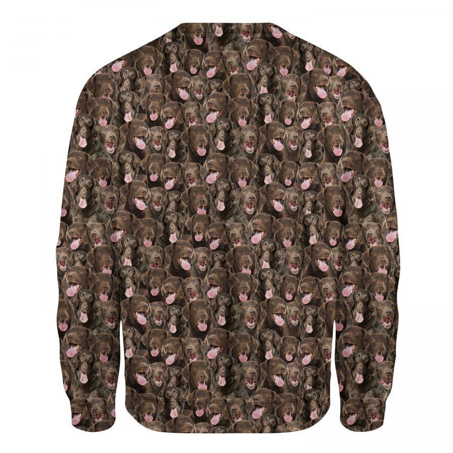Flat-Coated Retriever - Full Face - Premium Sweatshirt
