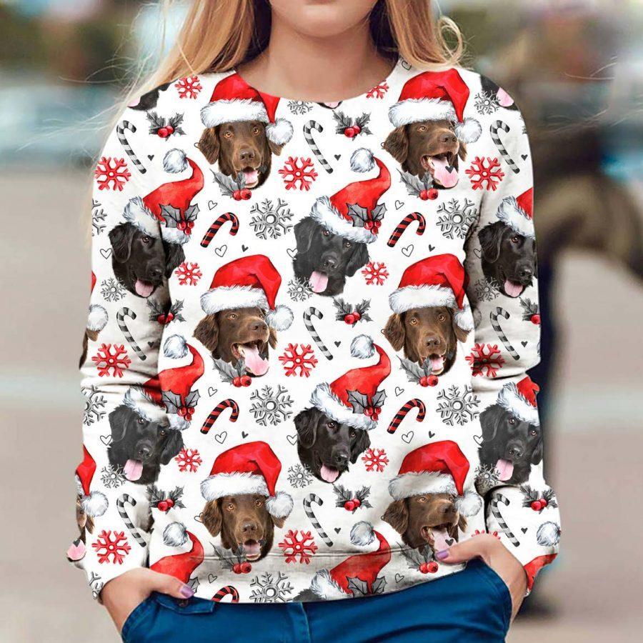 Flat Coated Retriever - Xmas Decor - Premium Sweatshirt