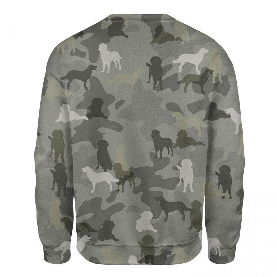 Flat-coated Retriever - Camo - Premium Sweatshirt